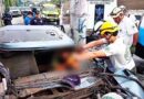 HOMBRE QUEDA ATRAPADO TRAS ACCIDENTE DE TRÁNSITO EN LOURDES, COLÓN