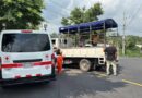 SIETE PERSONAS LESIONADAS EN ACCIDENTE DE TRÁNSITO EN DESVÍO A MONTE SAN JUAN, CUSCATLÁN