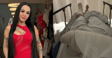 INFLUENCER BRASILEÑA LUNA AMBROZEVICIUS SOBREVIVE A ATAQUE CON CUCHILLO DURANTE TRANSMISIÓN EN VIVO