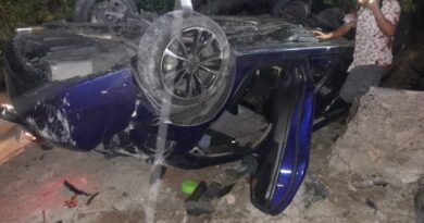 ACCIDENTE DE TRÁNSITO DEJA TRES LESIONADOS EN LA CARRETERA AL PUERTO DE LA LIBERTAD