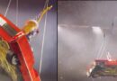 BEYONCÉ VIVE MOMENTO DE TENSIÓN AL QUEDAR COLGADA EN UN COCHE VOLADOR DURANTE SU CONCIERTO EN HOUSTON