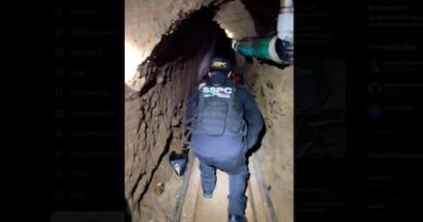 LOCALIZAN TÚNEL DE 600 METROS ENTRE MÉXICO Y ESTADOS UNIDOS PARA TRÁFICO DE DROGAS