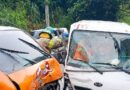 PERSONA RESCATADA TRAS APARATOSO ACCIDENTE EN CARRETERA DE SONSONATE A LOS NARANJOS