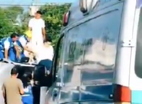 CONDUCTOR HUYE TRAS ACCIDENTE EN SOYAPANGO Y VIDEO SE VUELVE VIRAL EN REDES