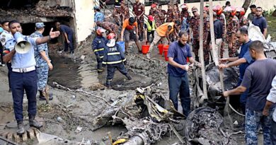 TRAGEDIA EN BANGLADÉS: 31 MUERTOS TRAS CAÍDA DE AVIÓN MILITAR SOBRE UNA ESCUELA