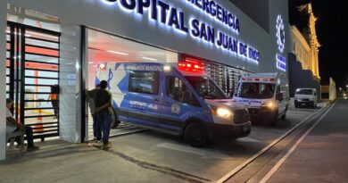 MENOR DE 12 AÑOS SUFRE LESIÓN CON CUCHILLO EN SANTA ANA Y ES TRASLADADO DE EMERGENCIA