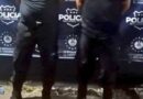 POLICÍAS CAPTURADOS POR EXTORSIONAR A TAXISTAS EN USULUTÁN