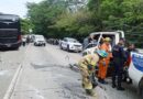 CHOQUE ENTRE AUTOBÚS Y CAMIÓN DEJA TRES LESIONADOS EN LA PAZ