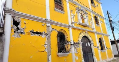 CINCO SISMOS SACUDEN EL OCCIDENTE DE GUATEMALA Y PROVOCAN GRAVES DAÑOS EN LA INFRAESTRUCTURA