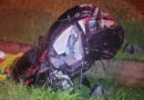 VEHÍCULO CAE EN UNA CUNETA EN FUERTE ACCIDENTE DE TRÁNSITO EN CARRETERA A COMALAPA