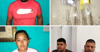 FGR CAPTURA A CUATRO PERSONAS POR VENTA DE DROGA EN EL ORIENTE DE EL SALVADOR
