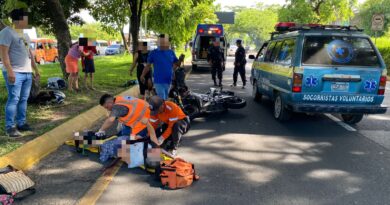 CINCO PERSONAS ATROPELLADAS EN SANTA ANA; UNA MENOR ENTRE LOS LESIONADOS