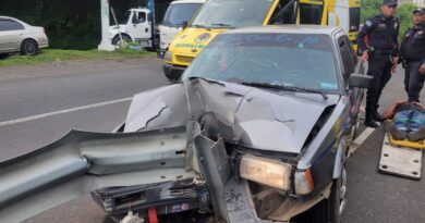 CINCO LESIONADOS EN ACCIDENTE DE TRÁNSITO EN ZACATECOLUCA, INCLUYENDO UNA MENOR DE EDAD