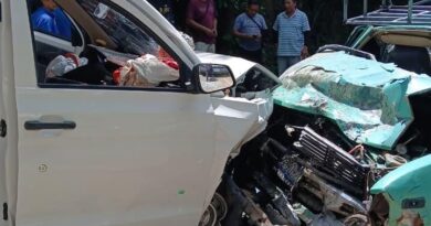 SEIS PERSONAS LESIONADAS EN ACCIDENTE DE TRÁNSITO EN CUYULTITÁN, LA PAZ