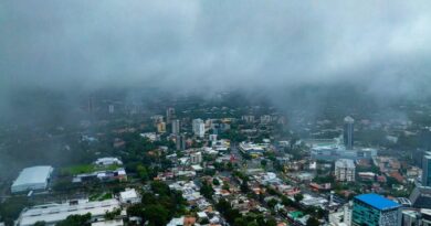 CONTINUARÁN LAS TORMENTAS EN EL NORTE DE SANTA ANA Y MORAZÁN DURANTE LA TARDE