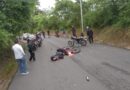 MOTOCICLISTA MUERE AL INTENTAR SOBREPASAR AUTOBÚS EN CARRETERA A COMASAGUA