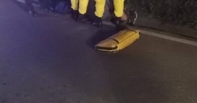 HOMBRE RESULTA LESIONADO EN ACCIDENTE DE TRÁNSITO EN EL PORTEZUELO, SANTA ANA