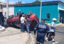 DOS LESIONADOS EN ACCIDENTE DE TRÁNSITO EN SANTA ANA CENTRO