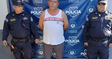 PNC CAPTURA EN SONSONATE A PANDILLERO DE LA MS13 CON AMPLIO RÉCORD DELICTIVO