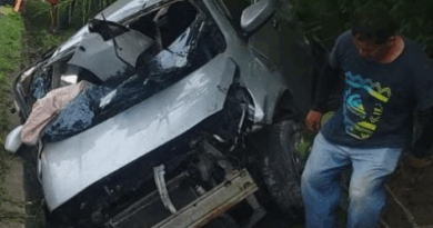 MUJER EMBARAZADA LESIONADA EN ACCIDENTE REGISTRADO EN CARRETERA HACIA ZACATECOLUCA