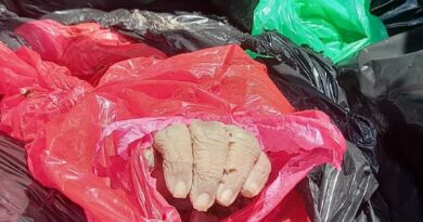 ENCONTRARON RESTOS HUMANOS EN UN BASURERO EN LA COLONIA FLOR BLANCA DE SAN SALVADOR