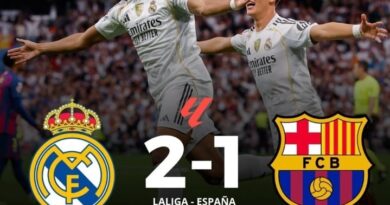 REAL MADRID SE IMPONE 2-1 AL BARCELONA Y CONSOLIDA SU LIDERAZGO EN LALIGA
