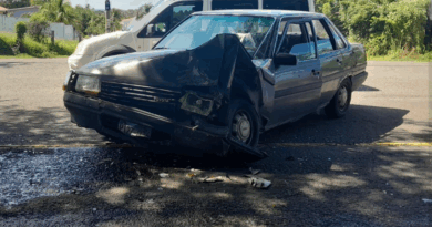 CUATRO LESIONADOS EN ACCIDENTE SOBRE LA CARRETERA AL PUERTO DE LA LIBERTAD