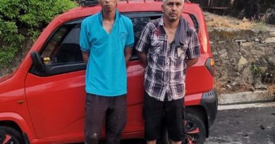 SORPRENDEN A DOS SUJETOS TRANSPORTANDO DROGA EN CANTÓN EL COCO, CHALCHUAPA