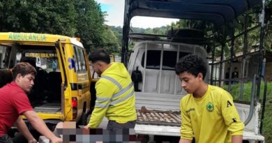 HOMBRE RESULTA LESIONADO TRAS CAER DE UN ÁRBOL EN SENSUNTEPEQUE