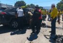 CAMIONETA QUEDA DESTROZADA TRAS CHOCAR CONTRA CAMIÓN EN CARRETERA A COLÓN