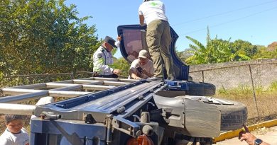 ACCIDENTE DE TRÁNSITO EN CARRETERA DE CHALCHUAPA DEJÓ TRES PERSONAS ATENDIDAS EN EL LUGAR