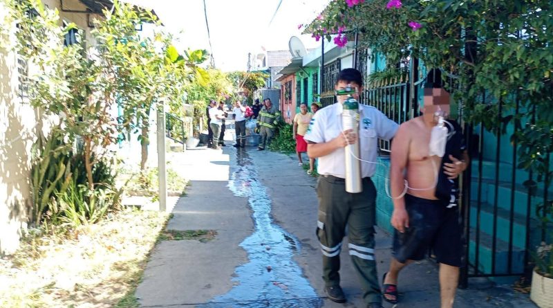 HOMBRE SUFRE QUEMADURAS EN EXPLOSIÓN DE CILINDRO DE GAS EN ILOPANGO