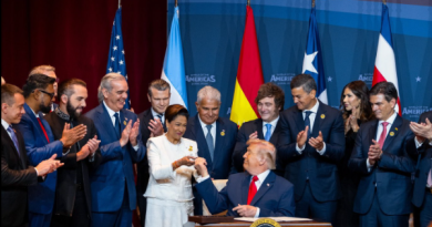 TRUMP LANZA “ESCUDO DE LAS AMÉRICAS” JUNTO A LÍDERES LATINOAMERICANOS PARA COMBATIR AL NARCOTRÁFICO