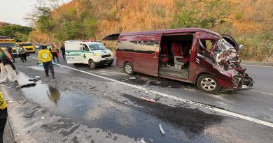 EXTRANJEROS ENTRE LOS HERIDOS EN ACCIDENTE EN CARRETERA SAN SALVADOR–SANTA ANA; MOTORISTA FALLECIÓ