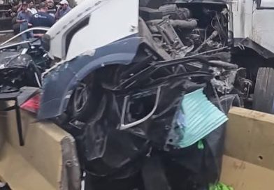 FUERTE ACCIDENTE DE TRÁNSITO EN CARRETERA HACIA SONSONATE CERCA DE LA CENTRAL IZALCO DEJÓ DAÑOS MATERIALES Y LESIONADOS