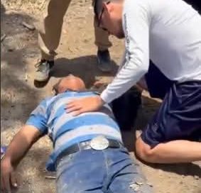 MOTOCICLISTA RESULTA LESIONADO EN REDONDEL SANTA MARÍA, SANTA ANA