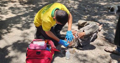PERSONA RESULTA LESIONADA TRAS SER ATROPELLADA EN CARRETERA ANTIGUA A SANTA ANA