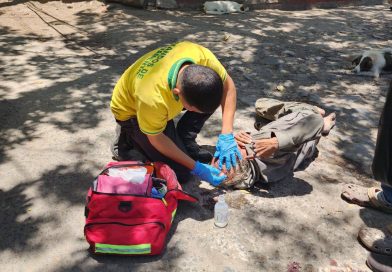 PERSONA RESULTA LESIONADA TRAS SER ATROPELLADA EN CARRETERA ANTIGUA A SANTA ANA
