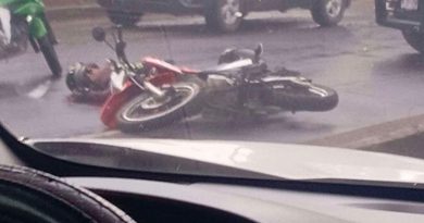 IDENTIFICARON AL MOTOCICLISTA FALLECIDO EN EL REDONDEL LA CEIBA, SANTA ANA