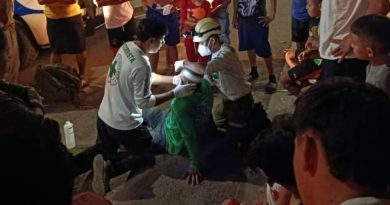 ATIENDEN A HOMBRE LESIONADO EN COLONIA EMANUEL, SANTA ANA