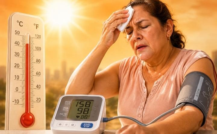 OLA DE CALOR PUEDE AGRAVAR LA SALUD DE PERSONAS HIPERTENSAS