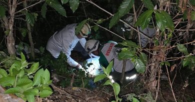 ENCONTRARON A HOMBRE SIN VIDA EN UNOS CAFETALES EN EL CONGO, SANTA ANA
