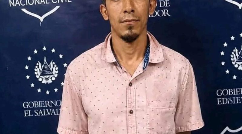 CAPTURAN A HOMBRE ACUSADO DE AGREDIR A MENOR EN SONSONATE