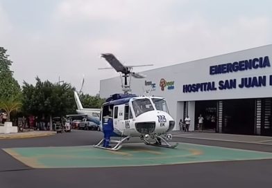 TRASLADARON EN HELICÓPTERO DEL SEM A MENOR LESIONADO TRAS EXPLOSIÓN EN COHETERÍA DE SANTA ANA
