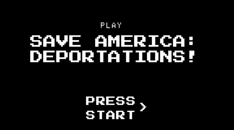 CASA BLANCA DIFUNDE VIDEO SOBRE DEPORTACIONES CON ESTÉTICA DE VIDEOJUEGO CLÁSICO