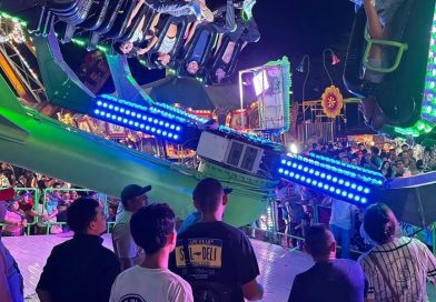 FALLA MECÁNICA EN JUEGO DE FERIA GENERÓ EMERGENCIA Y MOVILIZÓ A EQUIPOS DE RESCATE EN ACAJUTLA,SONSONATE