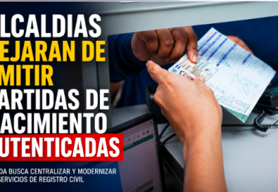 ALCALDÍAS DEJARÁN DE EMITIR PARTIDAS AUTENTICADAS PARA TRÁMITES EN EL EXTERIOR TRAS NOTIFICACIÓN DEL RNPN