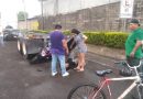 MOTOCICLISTA RESULTA LESIONADA TRAS ACCIDENTE DE TRÁNSITO EN ACAJUTLA