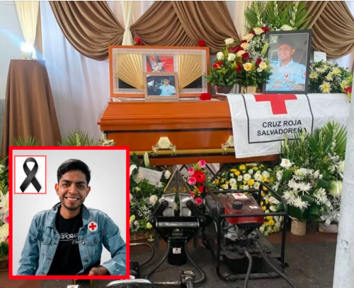 DESPIDEN A ABEL AARÓN GONZÁLEZ, SOCORRISTA VOLUNTARIO DE CRUZ ROJA SALVADOREÑA EN APOPA
