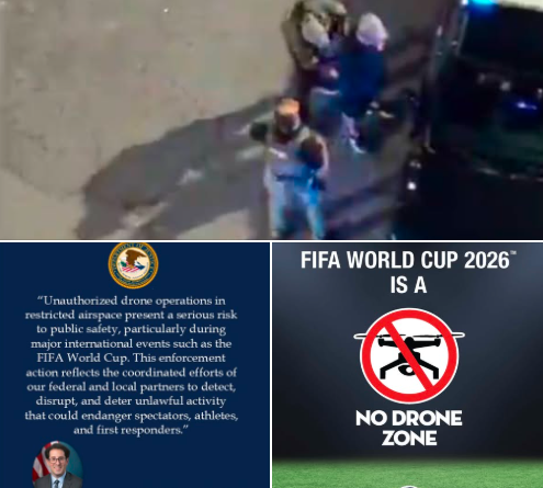 INMIGRANTE ES DETENIDO POR OPERAR UN DRON EN ZONA RESTRINGIDA DEL MUNDIAL 2026 Y PODRÍA SER DEPORTADO